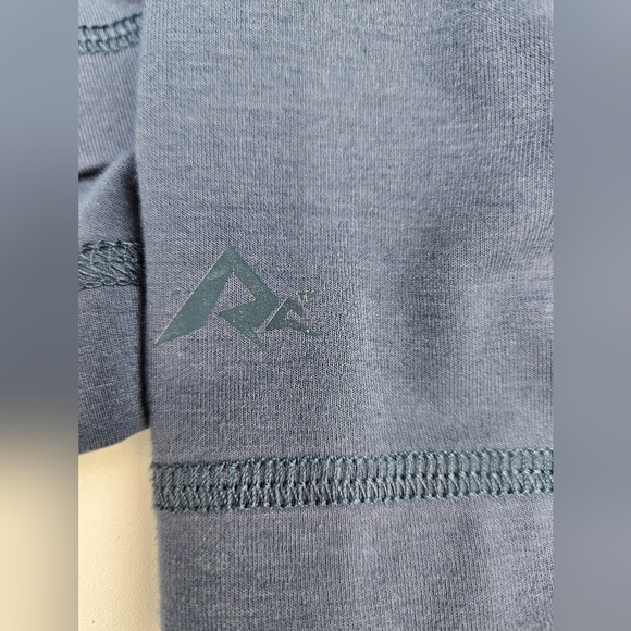 Ridgecut Toughwear Blue Quarter-Zip Performance Pullover Chest Pocket Size L - Picture 3 of 16